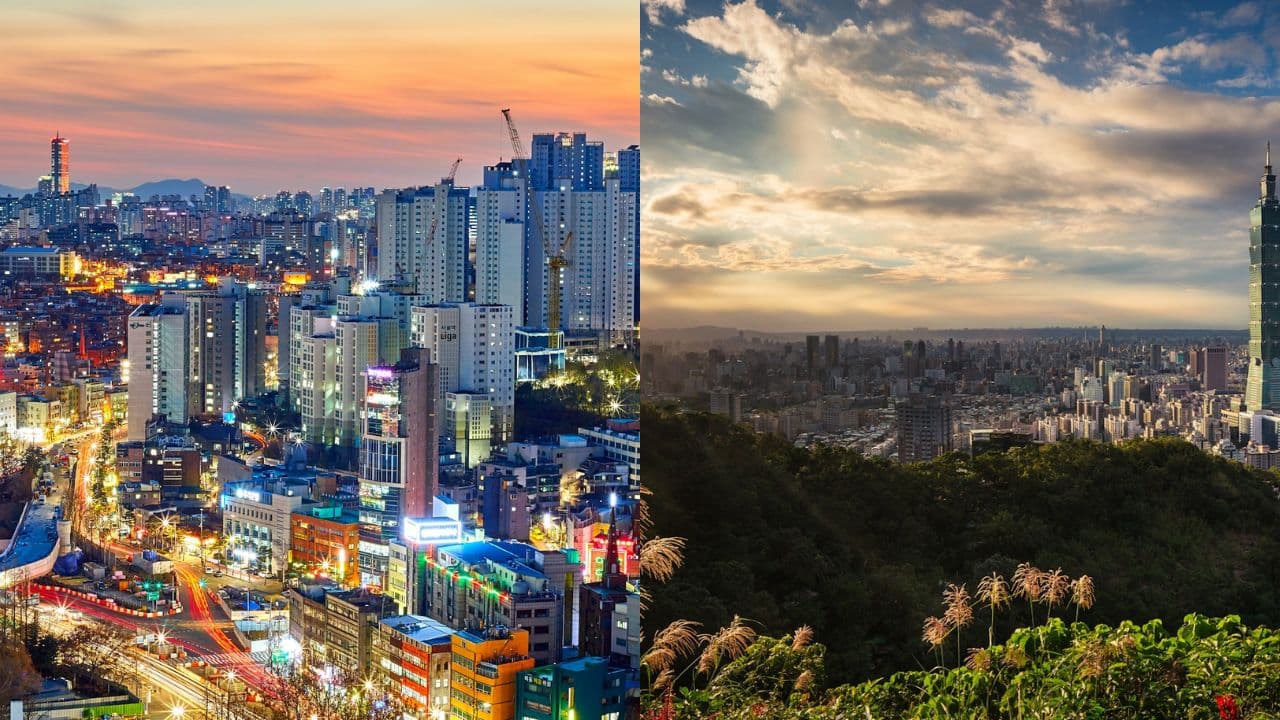 South Korea vs Taiwan: Where to Teach English